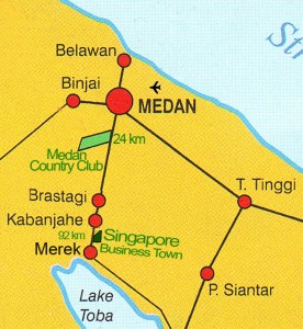 Map of Medan Country Club